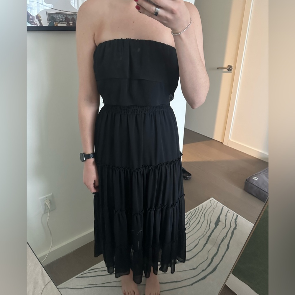 Layered summer maxi dress